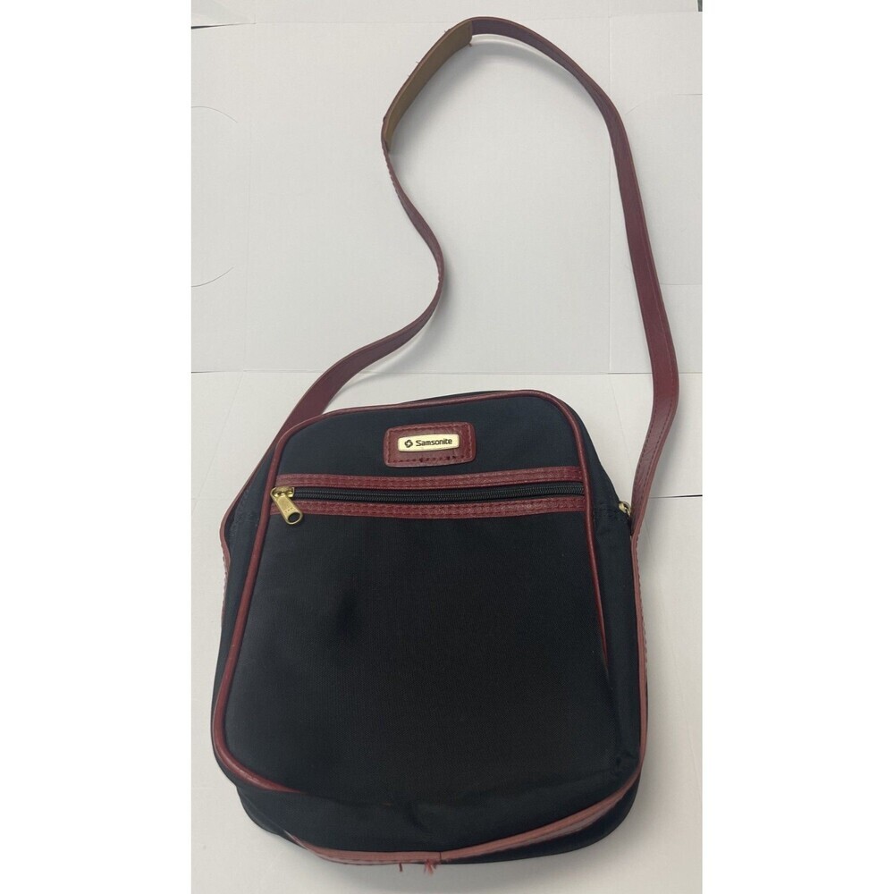 Vintage Samsonite Crossbody Carry On Luggage Shoulder Bag-10"x9"x5"